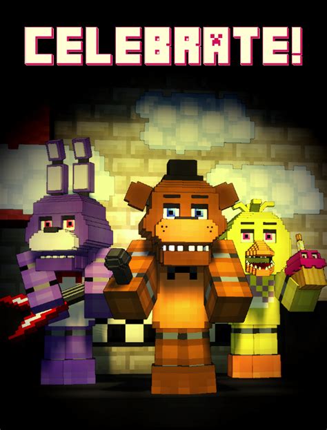 5 nights at minecraft|five nights at freddy's pack.